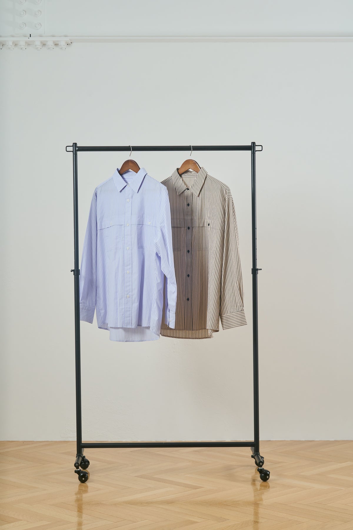 Stripe Yoke Panel L/S Shirt