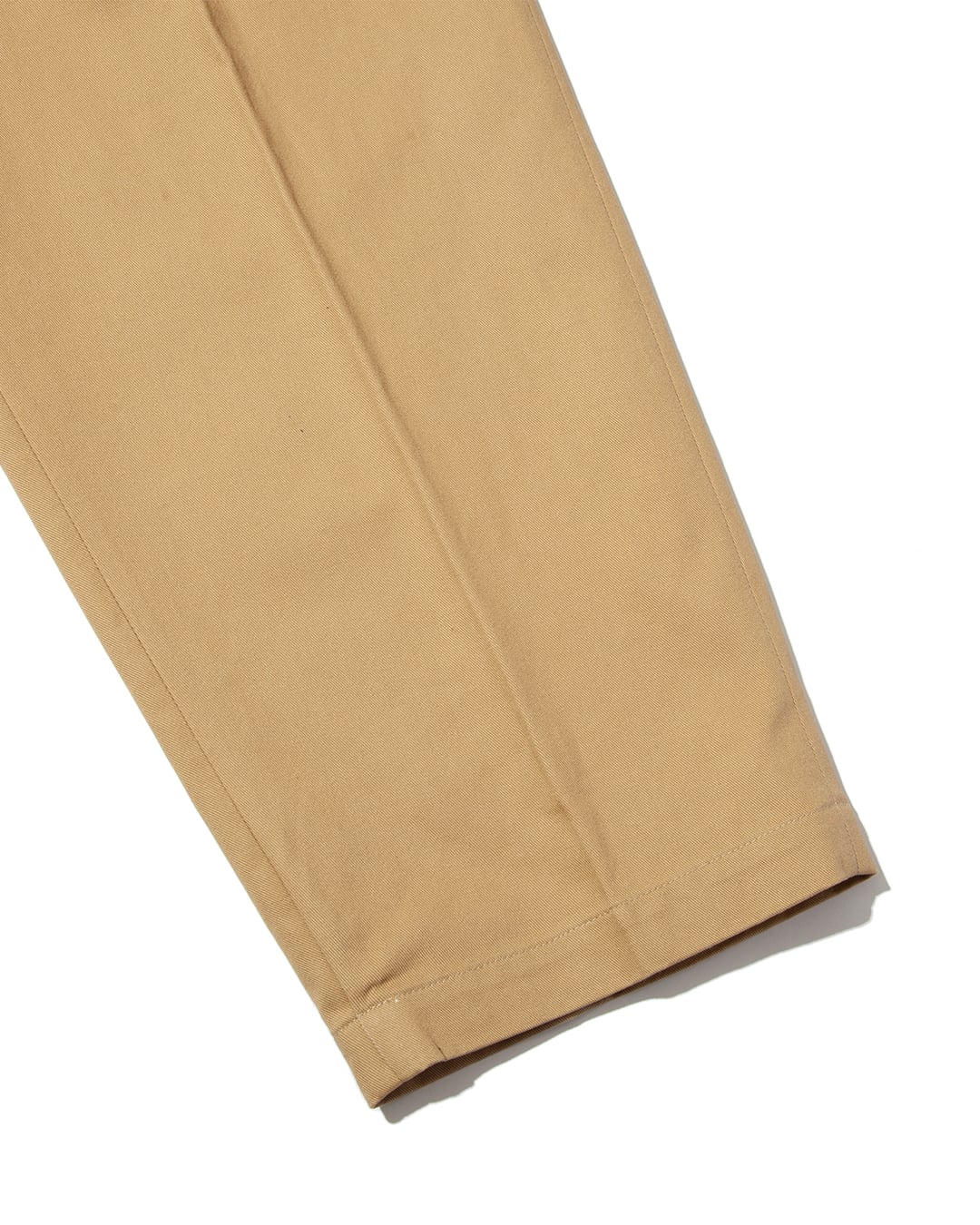 Twill Wide Tapered Tucked Chino Pants -コットンツイル ワイドテーパードタックチノ-