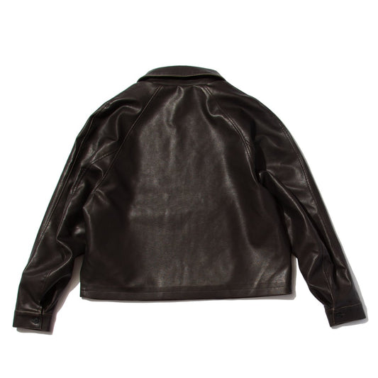 SYNTHETIC LEATHER BLOUSON