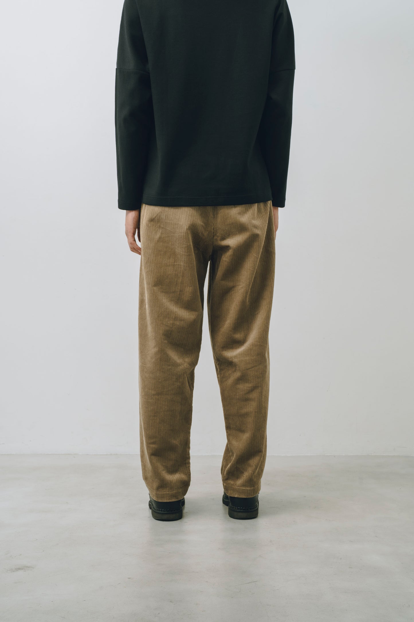 【25AW新作】Corduroy Tuck Wide Tapered Pants -コーデュロイタックワイドパンツ-