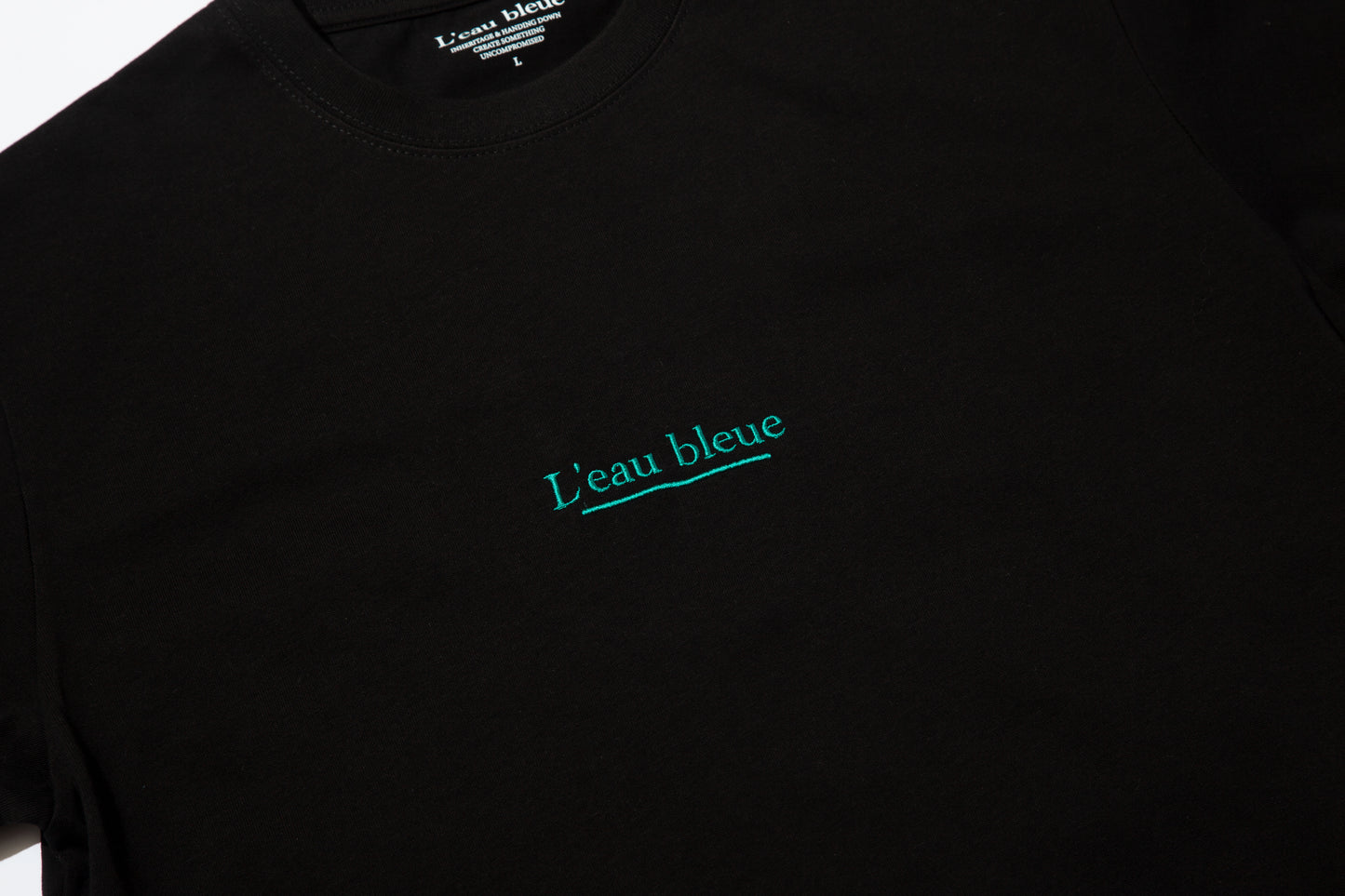 【新作】Cotton Silky Touch Jersey Embroidered Regular T-Shirt -刺繍入りレギュラーTシャツ-