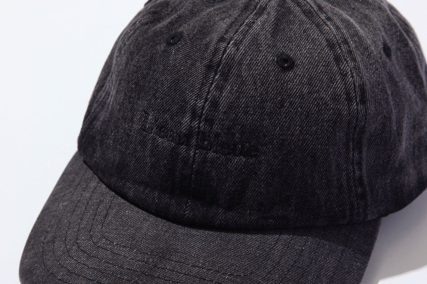 【新作】Denim Embroidered CAP -刺繍入りデニムキャップ-