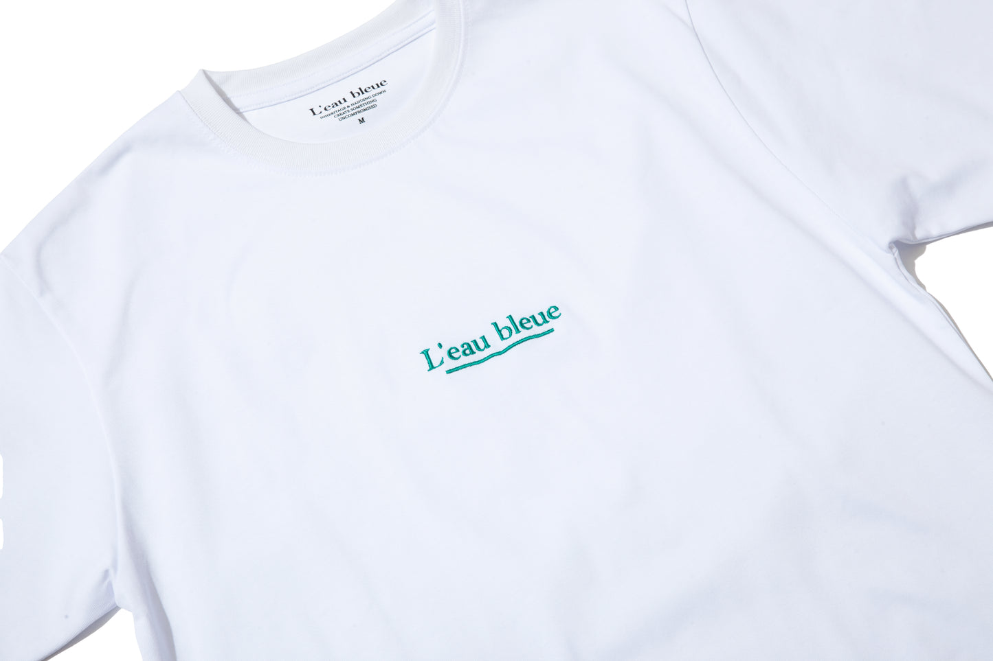 【新作】Cotton Silky Touch Jersey Embroidered Regular T-Shirt -刺繍入りレギュラーTシャツ-