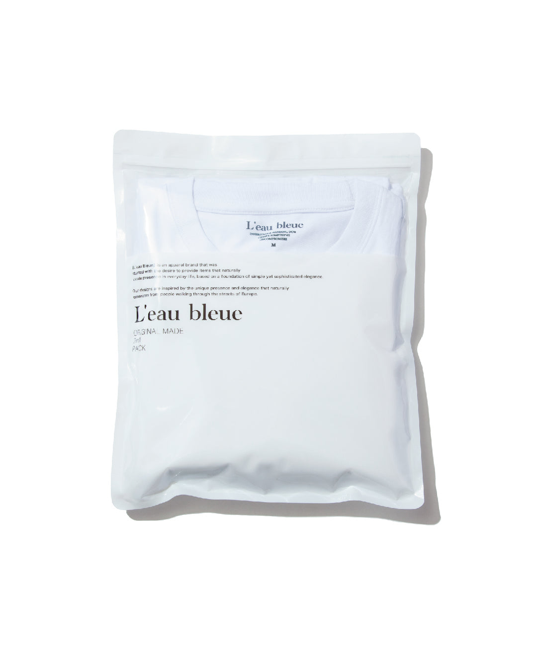 【25AW新作・2枚組】Cotton Silky Touch Jersey L/S Tee 2-Pack -無地長袖Tシャツ 2枚セット-
