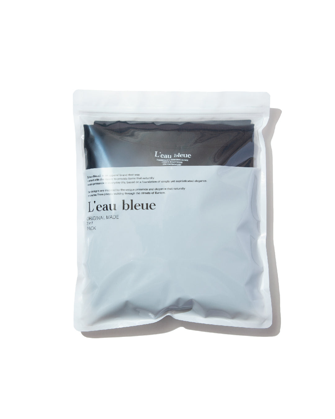 【25AW新作・2枚組】Cotton Silky Touch Jersey L/S Tee 2-Pack -無地長袖Tシャツ 2枚セット-