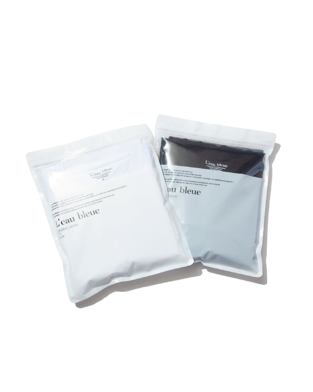 【25AW新作・2枚組】Cotton Silky Touch Jersey L/S Tee 2-Pack -無地長袖Tシャツ 2枚セット-