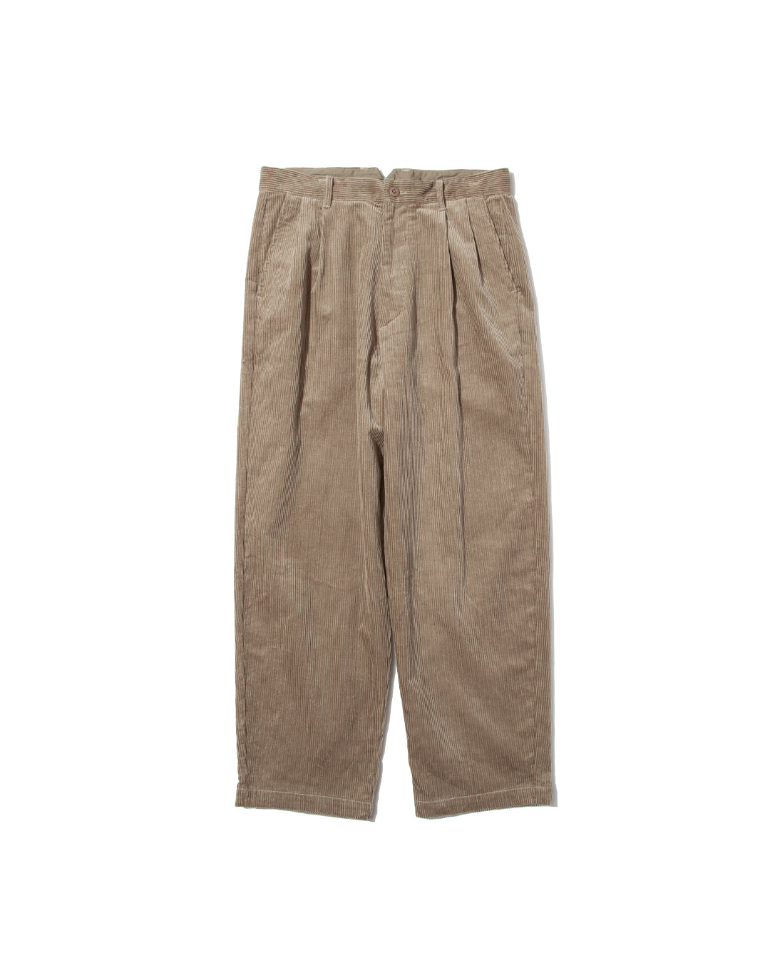 【25AW新作】Corduroy Tuck Wide Tapered Pants -コーデュロイタックワイドパンツ-