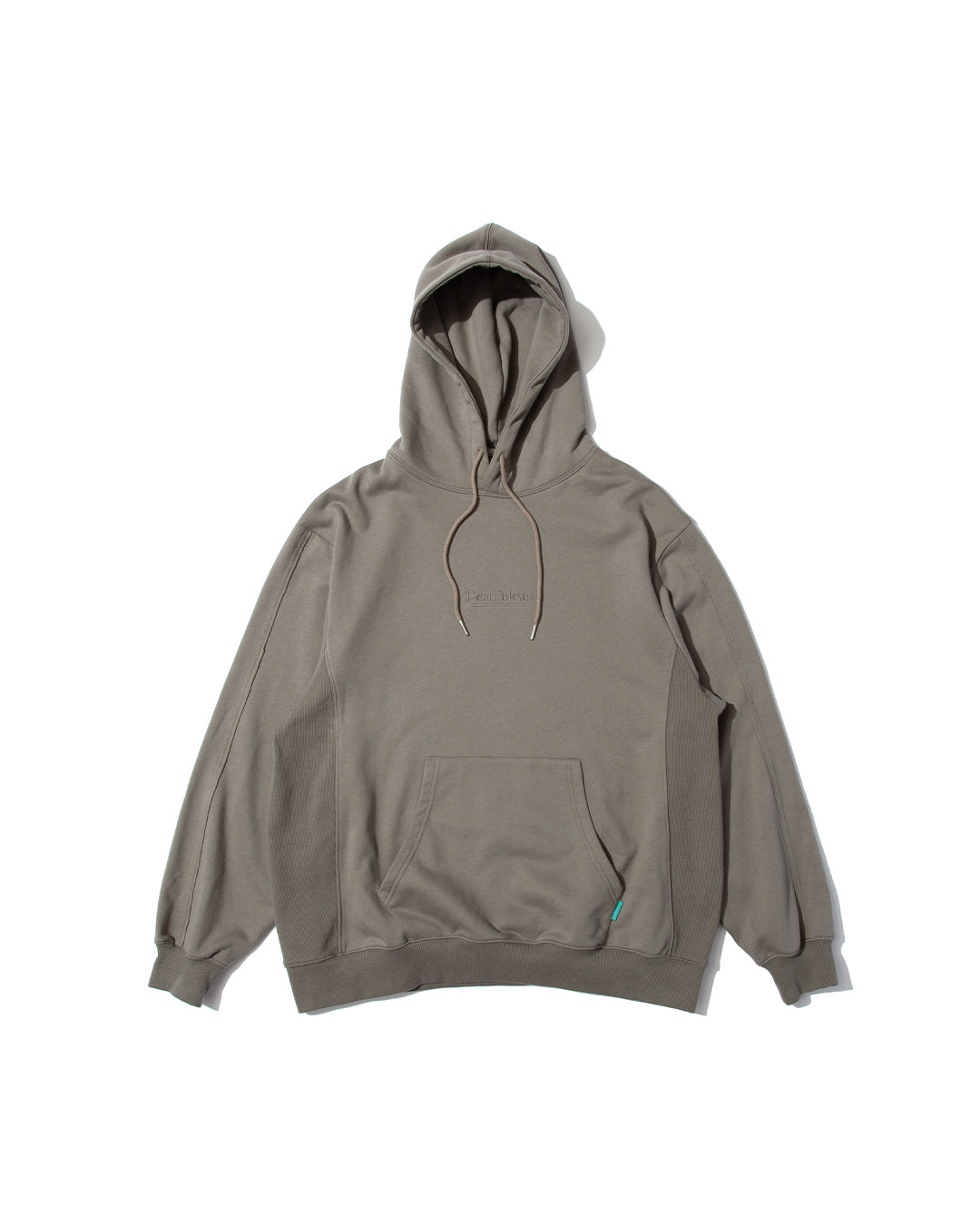 【25AW新作】French Terry Logo Embroidered Pullover Hoodie -CVC裏毛ロゴ刺繍プルオーバーフーディ-