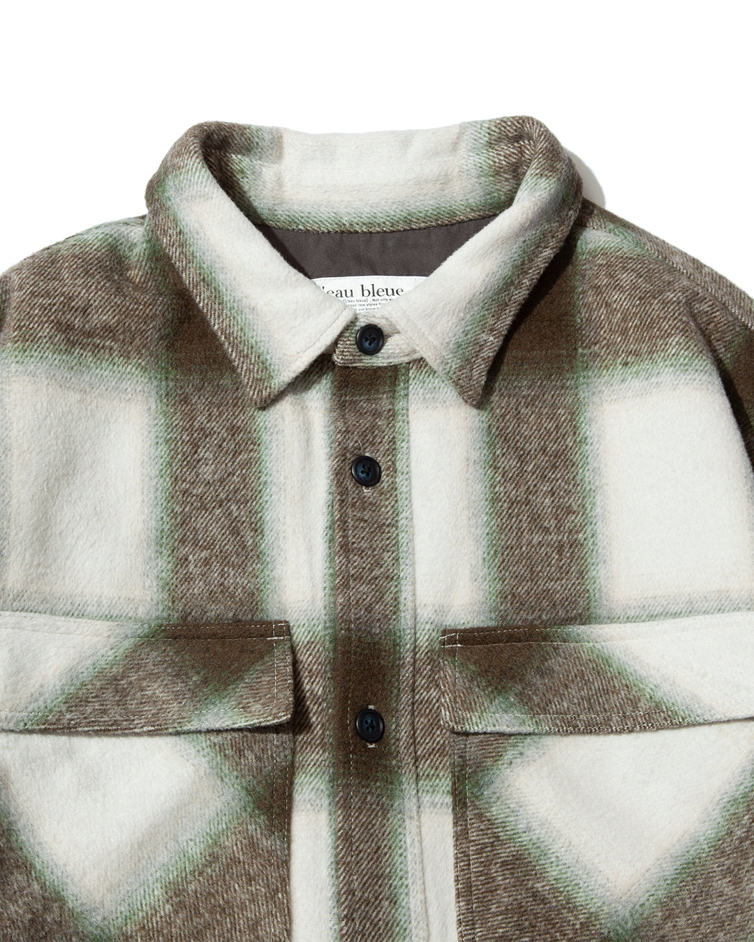 【25AW新作】Ombre Check L/S Shirt Jacket -オンブレチェック長袖シャツジャケット-