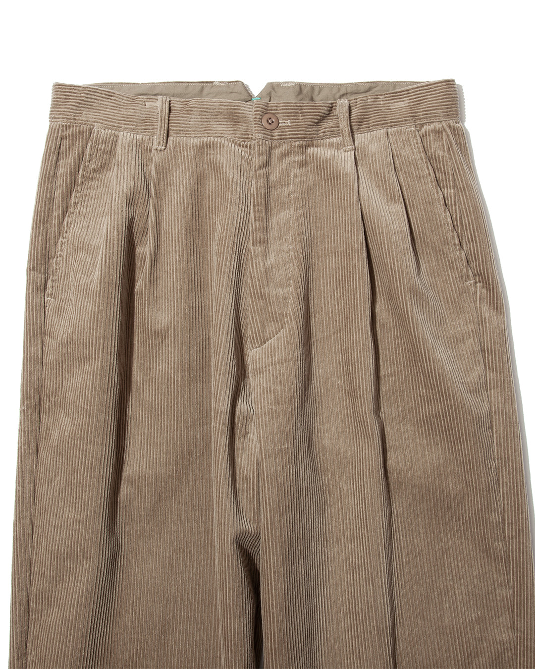 【25AW新作】Corduroy Tuck Wide Tapered Pants -コーデュロイタックワイドパンツ-