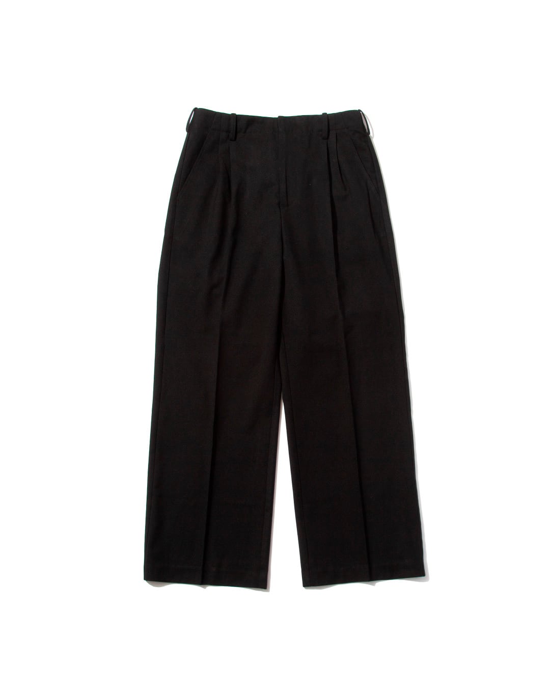 【SALE】24FW T/R TUCK WIDE SLACKS