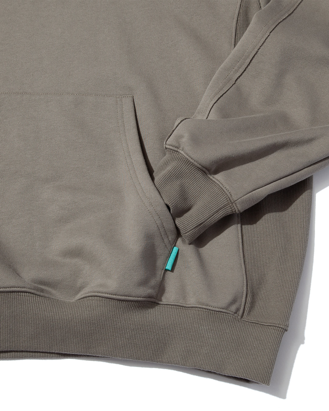 French Terry Logo Embroidered Pullover Hoodie