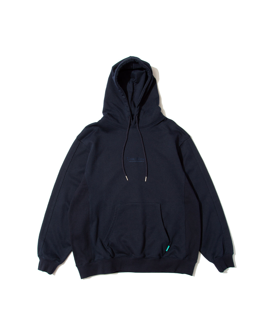 【25AW新作】French Terry Logo Embroidered Pullover Hoodie -CVC裏毛ロゴ刺繍プルオーバーフーディ-