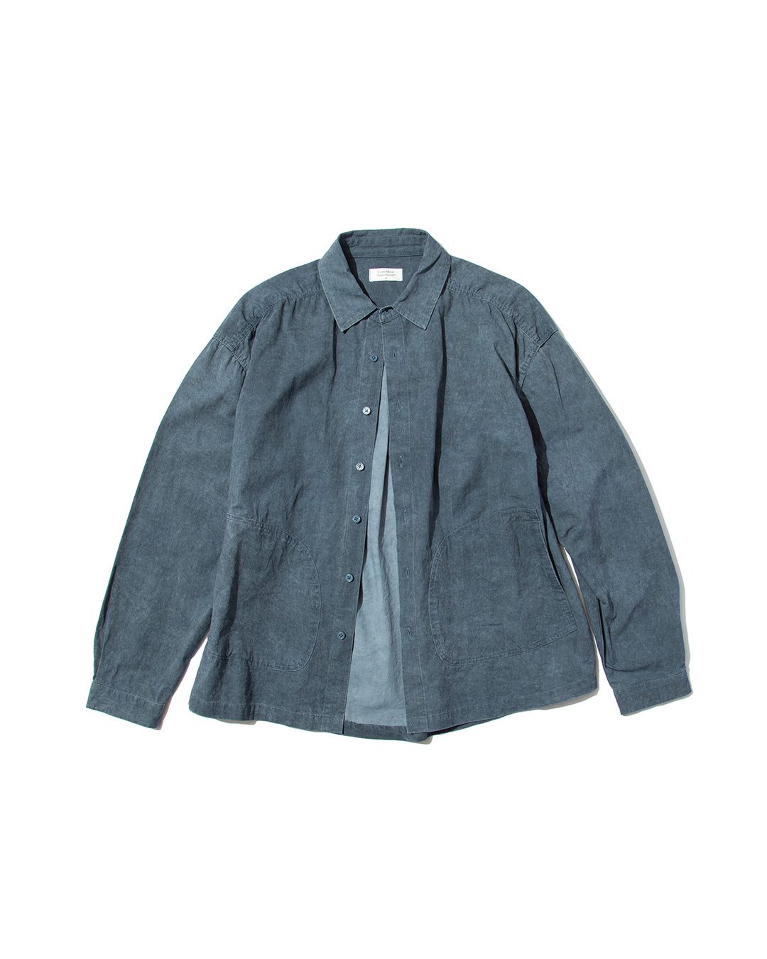 【25AW新作】Garment-Washed Stitch Overshirt -ガーメントウォッシュステッチオーバーシャツ-