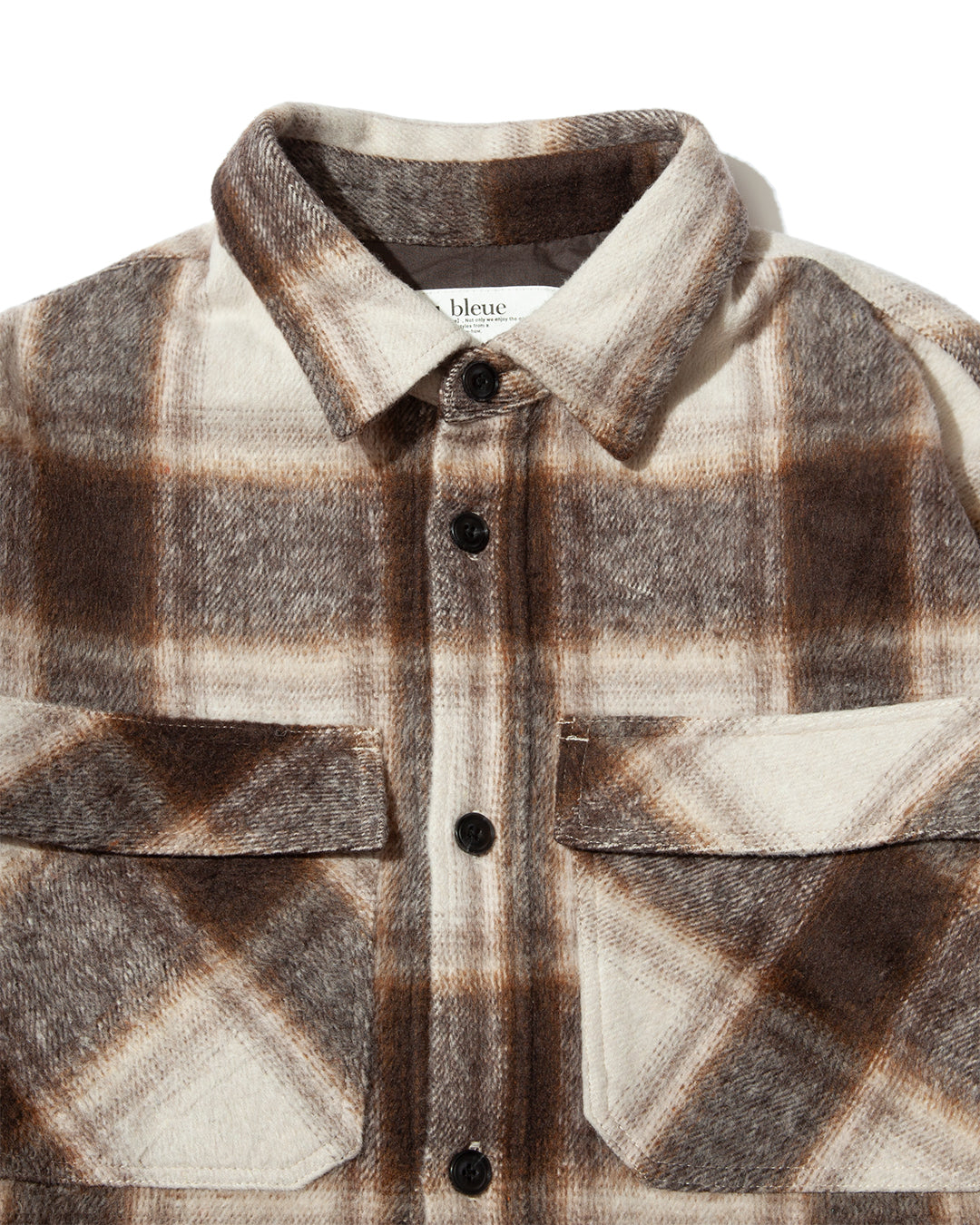 【25AW新作】Ombre Check L/S Shirt Jacket -オンブレチェック長袖シャツジャケット-
