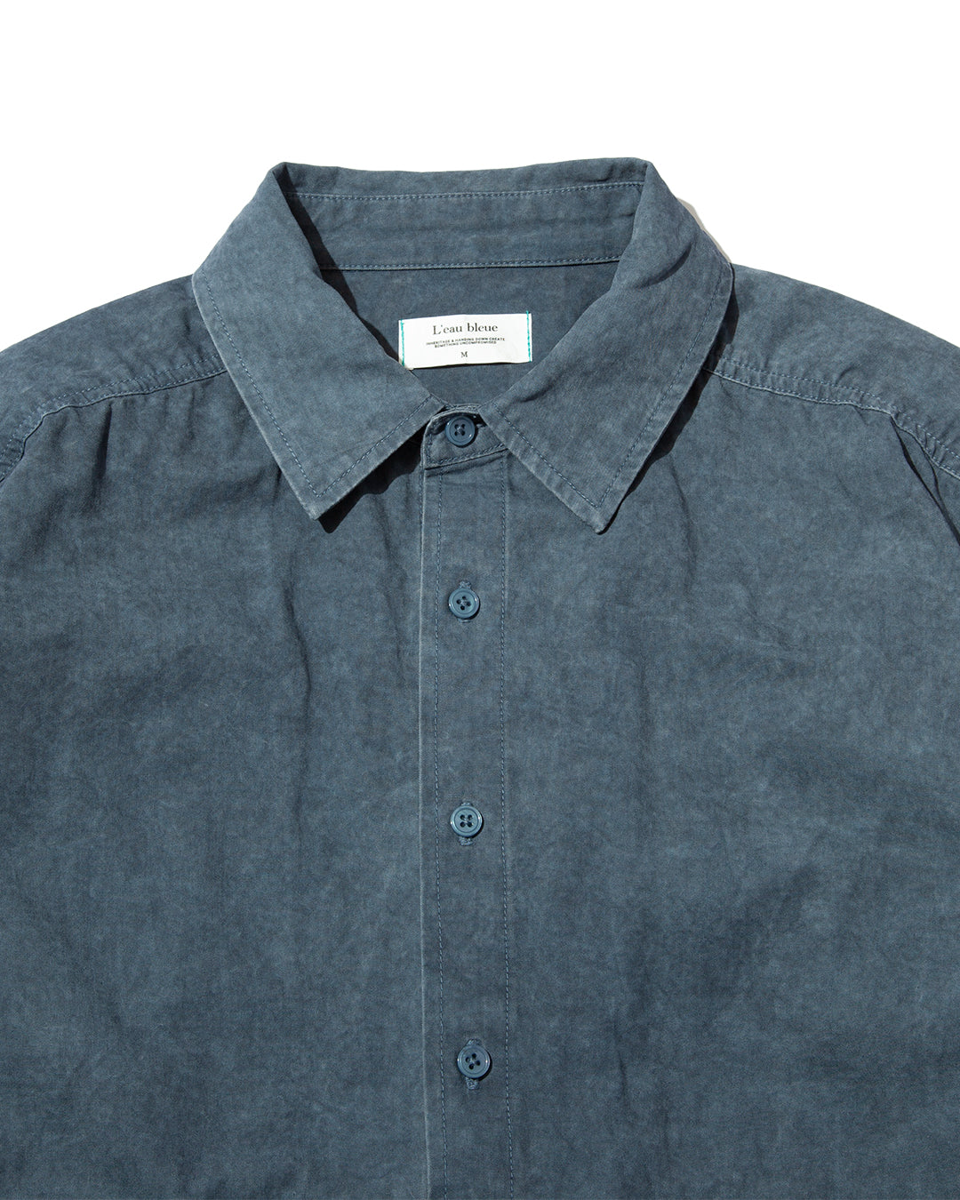 【25AW新作】Garment-Washed Stitch Overshirt -ガーメントウォッシュステッチオーバーシャツ-