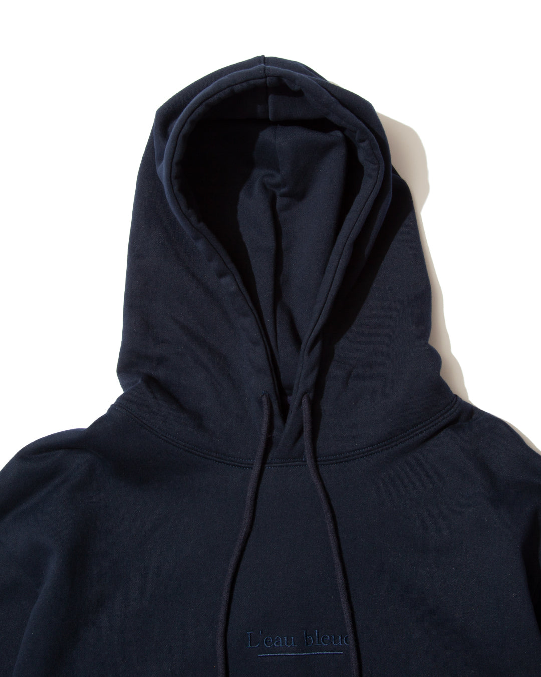【25AW新作】French Terry Logo Embroidered Pullover Hoodie -CVC裏毛ロゴ刺繍プルオーバーフーディ-