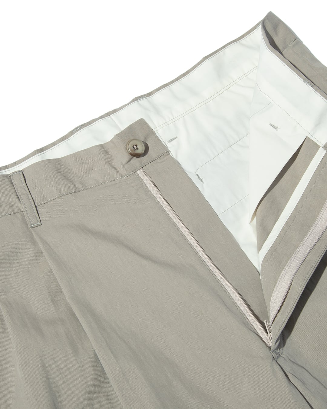 C/N Light Twill Wide Tapered Pants -C/Nライトツイル ワイドテーパードパンツ-