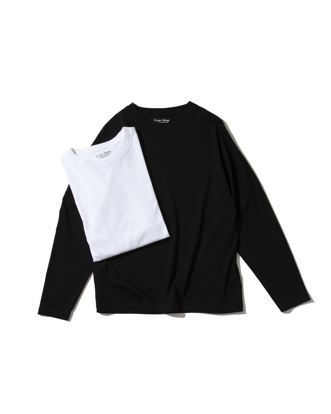 【25AW新作・2枚組】Cotton Silky Touch Jersey L/S Tee 2-Pack -無地長袖Tシャツ 2枚セット-