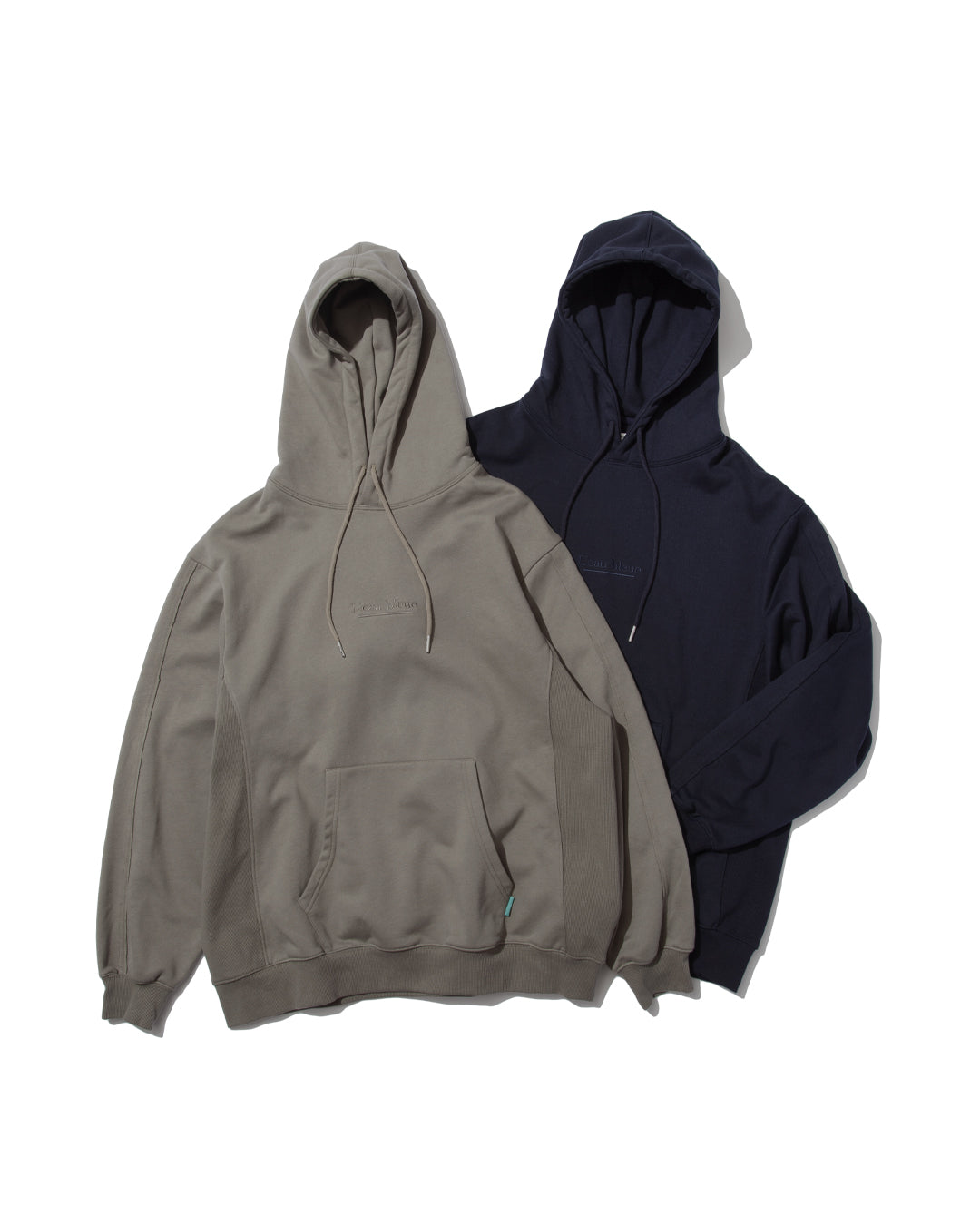 【25AW新作】French Terry Logo Embroidered Pullover Hoodie -CVC裏毛ロゴ刺繍プルオーバーフーディ-