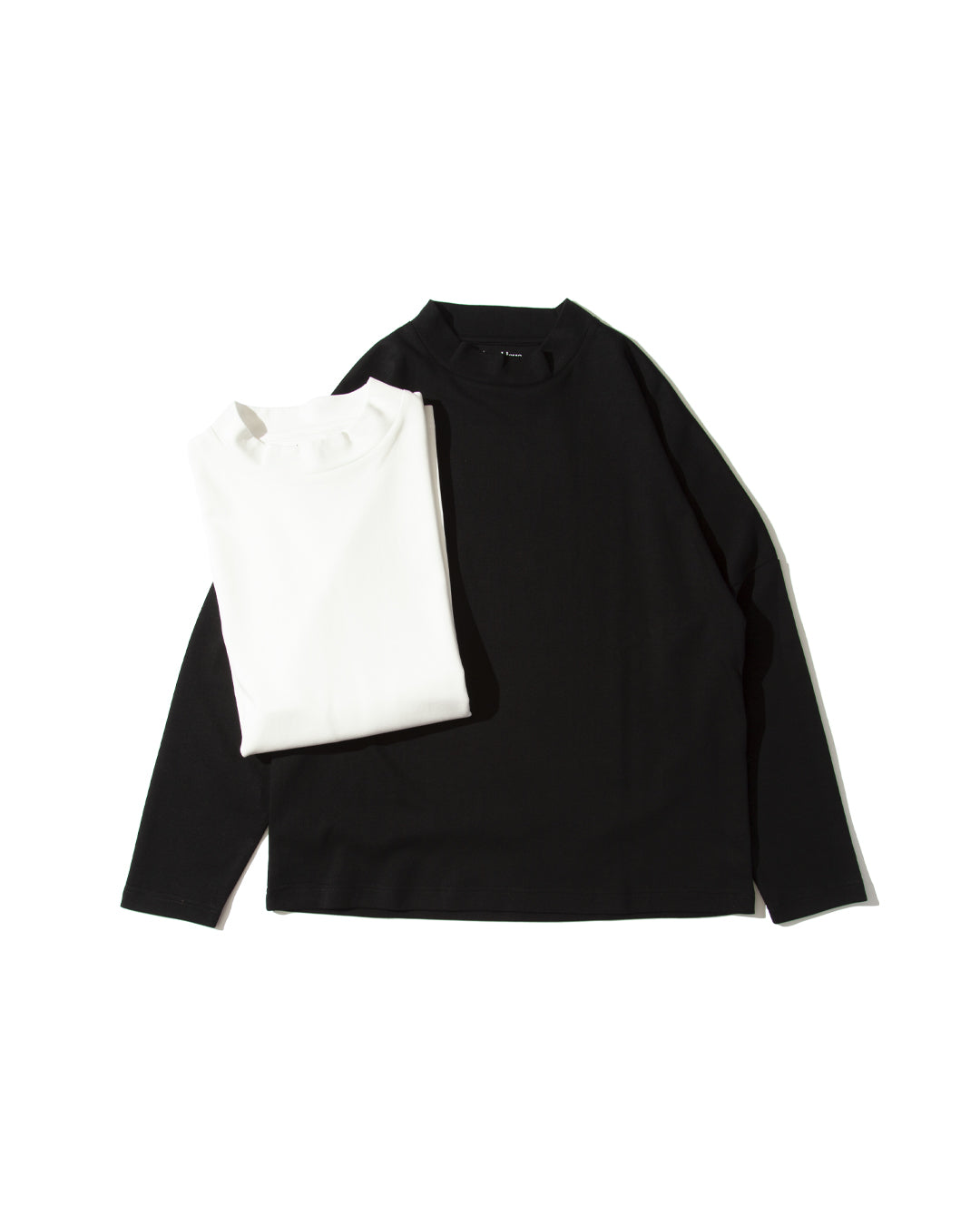 【25AW新作】Silky Touch Smooth Mock Neck L/S Tee -シルキースムースモックネック長袖Tee-