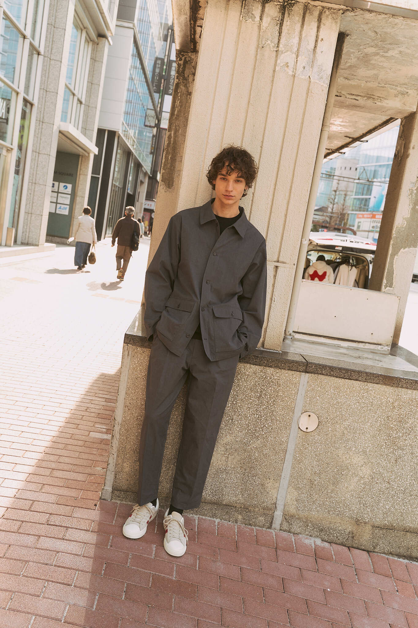 C/N Light Twill Shirt Jacket -C/Nライトツイル シャツジャケット-