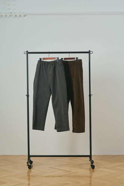 Cotton Nylon Easy-Fit Cropped Pants