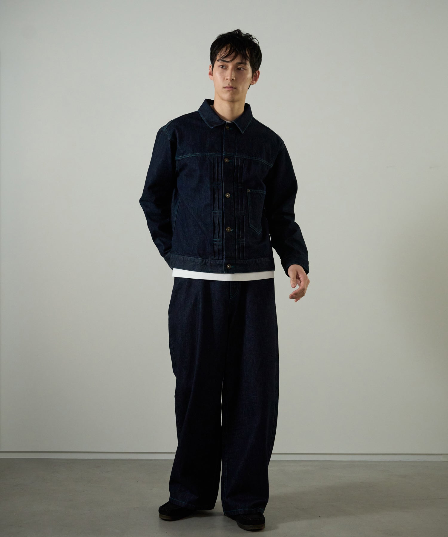  ジャンパー　美品　L SAINT Mxxxxxx × BerBerJin DENIM JACKET DAMAGE SM-HR8-0000-C39 (SM