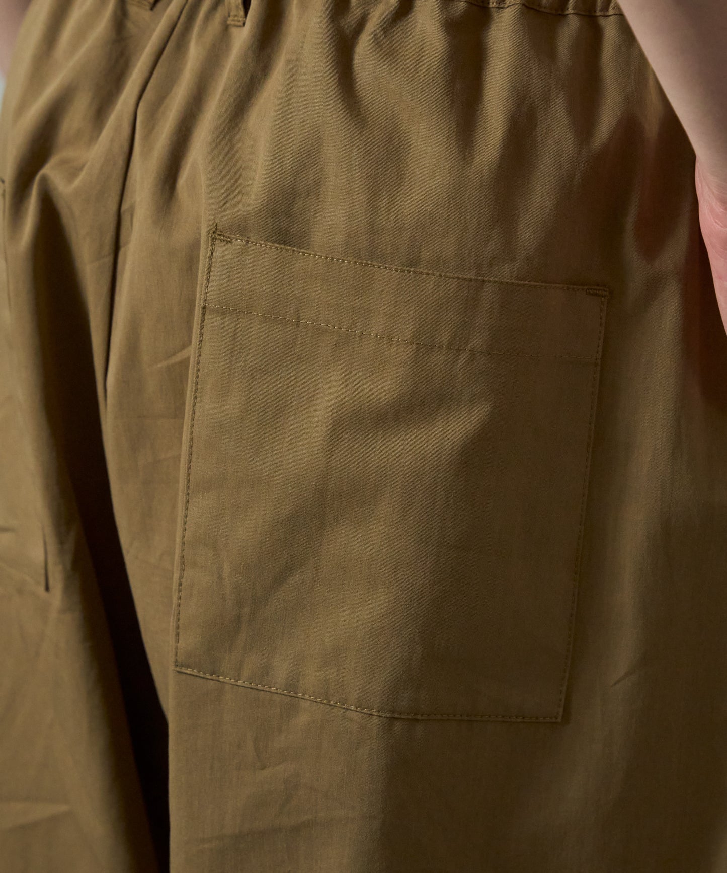 Cotton Easy-Fit Wide Pants