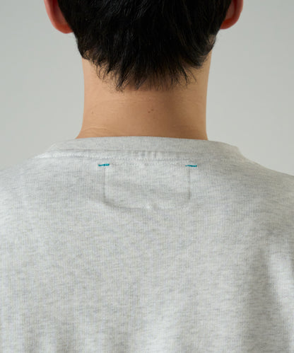 French Terry Logo Embroidered Crew Sweatshirt