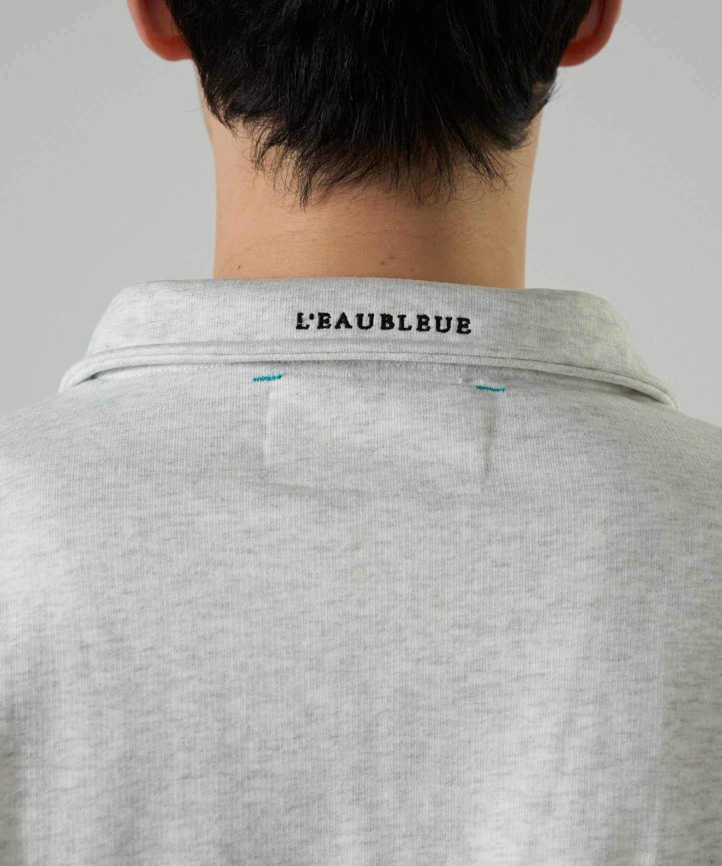 French Terry Logo Embroidered Half-Zip Sweatshirt