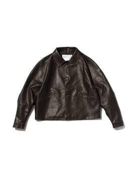 【SALE】SYNTHETIC LEATHER BLOUSON