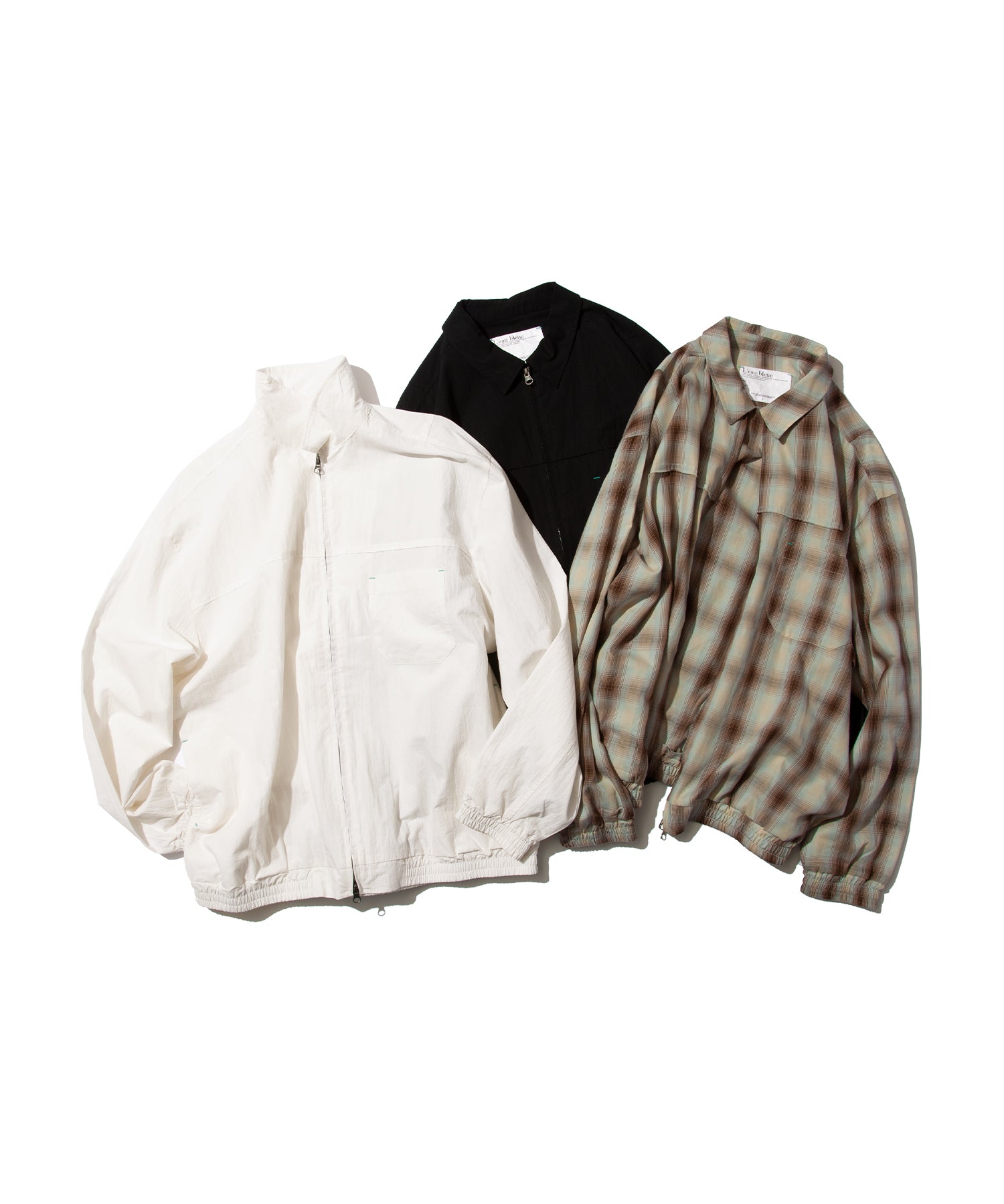 【clore＋】Airy Soft-Sheer Blouson ホワイト CLORE＋ クロレ Airy Soft-Sheer Blouson - メルカリ