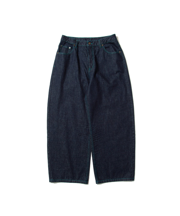 13oz Denim Curved Wide Pants (Japan Fabric)