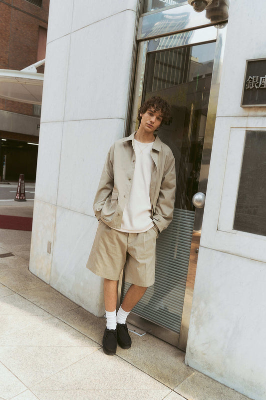 C/N Light Twill Wide Shorts