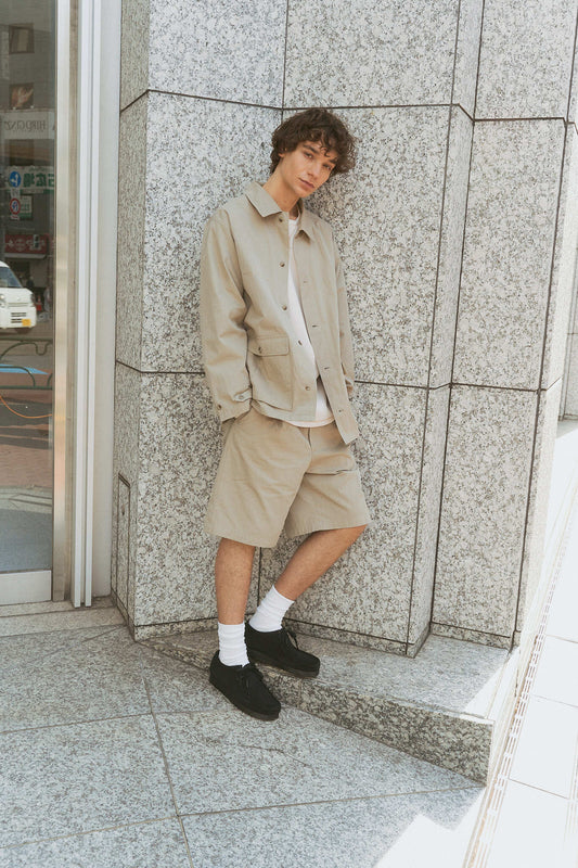 C/N Light Twill Wide Shorts -C/Nライトツイル ワイドショーツ-
