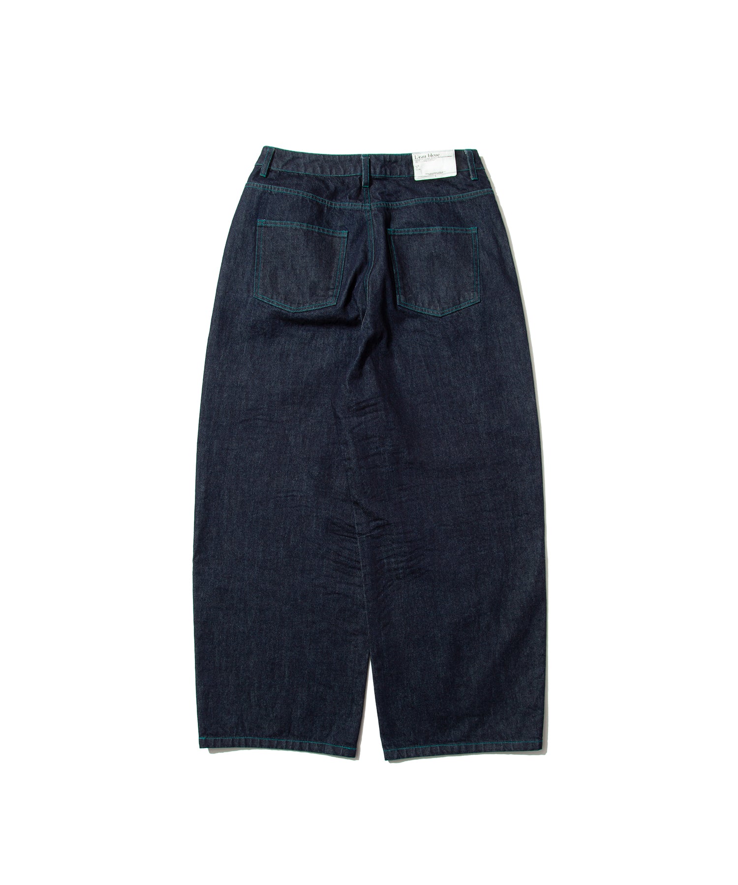 13oz Denim Curved Wide Pants (Japan Fabric) – L'eau bleue ONLINE STORE