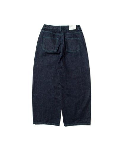 13oz Denim Curved Wide Pants (Japan Fabric)