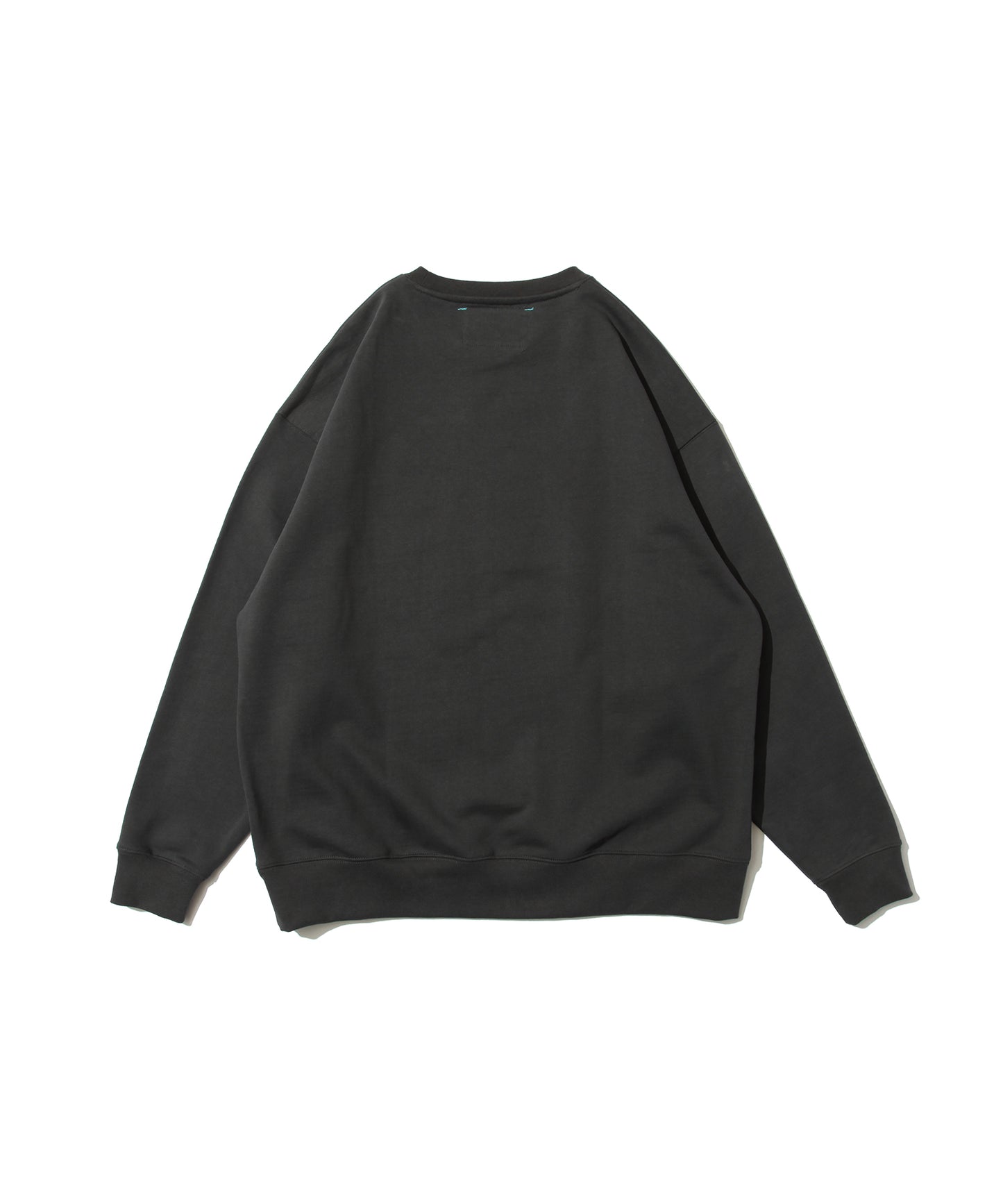 French Terry Logo Embroidered Crew Sweatshirt