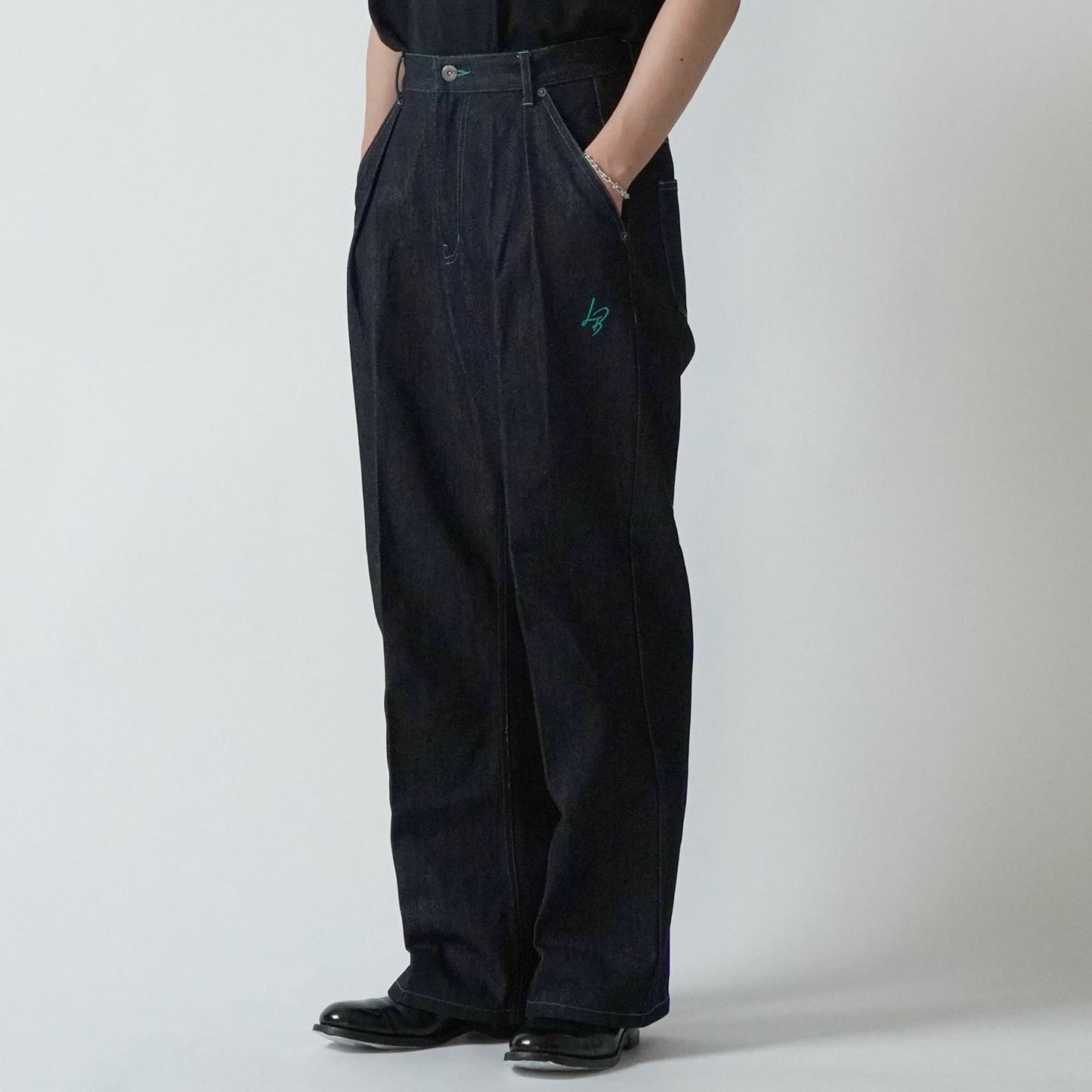 【SALE】13oz JAPAN DENIM WIDE PANTS（国産デニム生地使用）