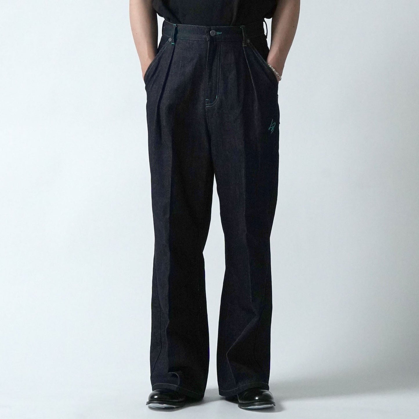 【SALE】13oz JAPAN DENIM WIDE PANTS（国産デニム生地使用）
