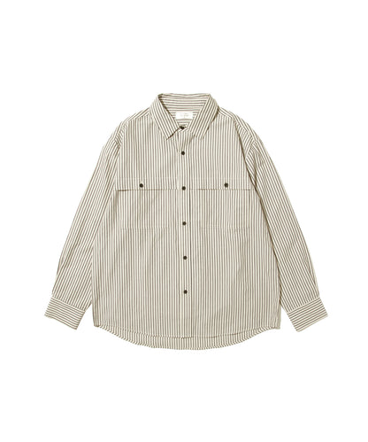 Stripe Yoke Panel L/S Shirt