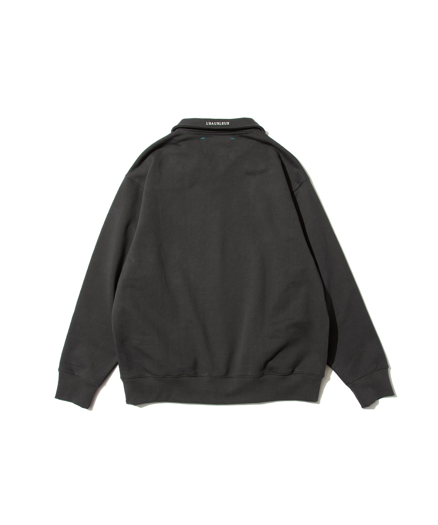 French Terry Logo Embroidered Half-Zip Sweatshirt