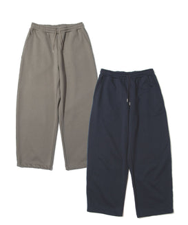 French Terry Curved Sweat Wide Pants