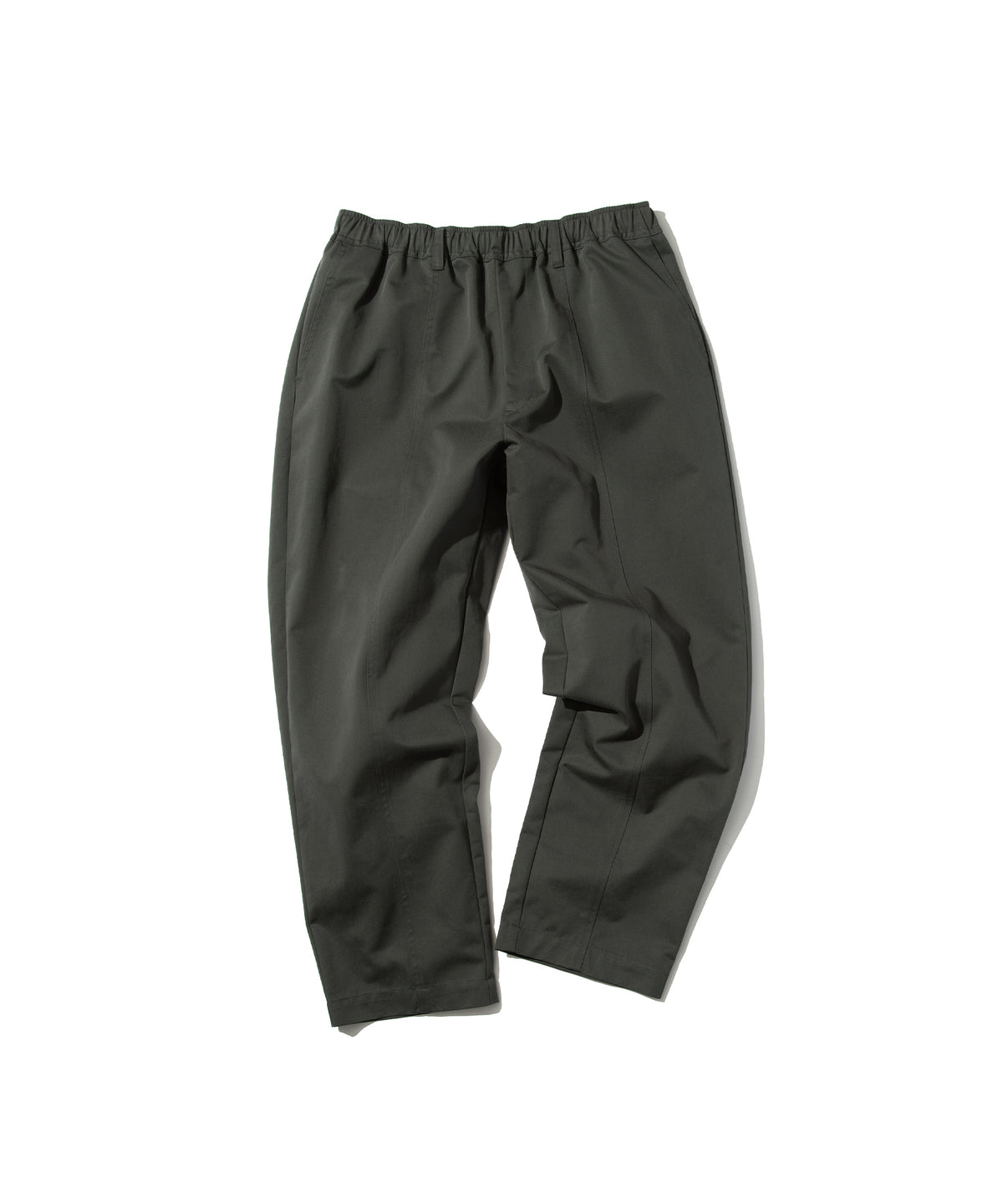 Cotton Nylon Easy-Fit Cropped Pants