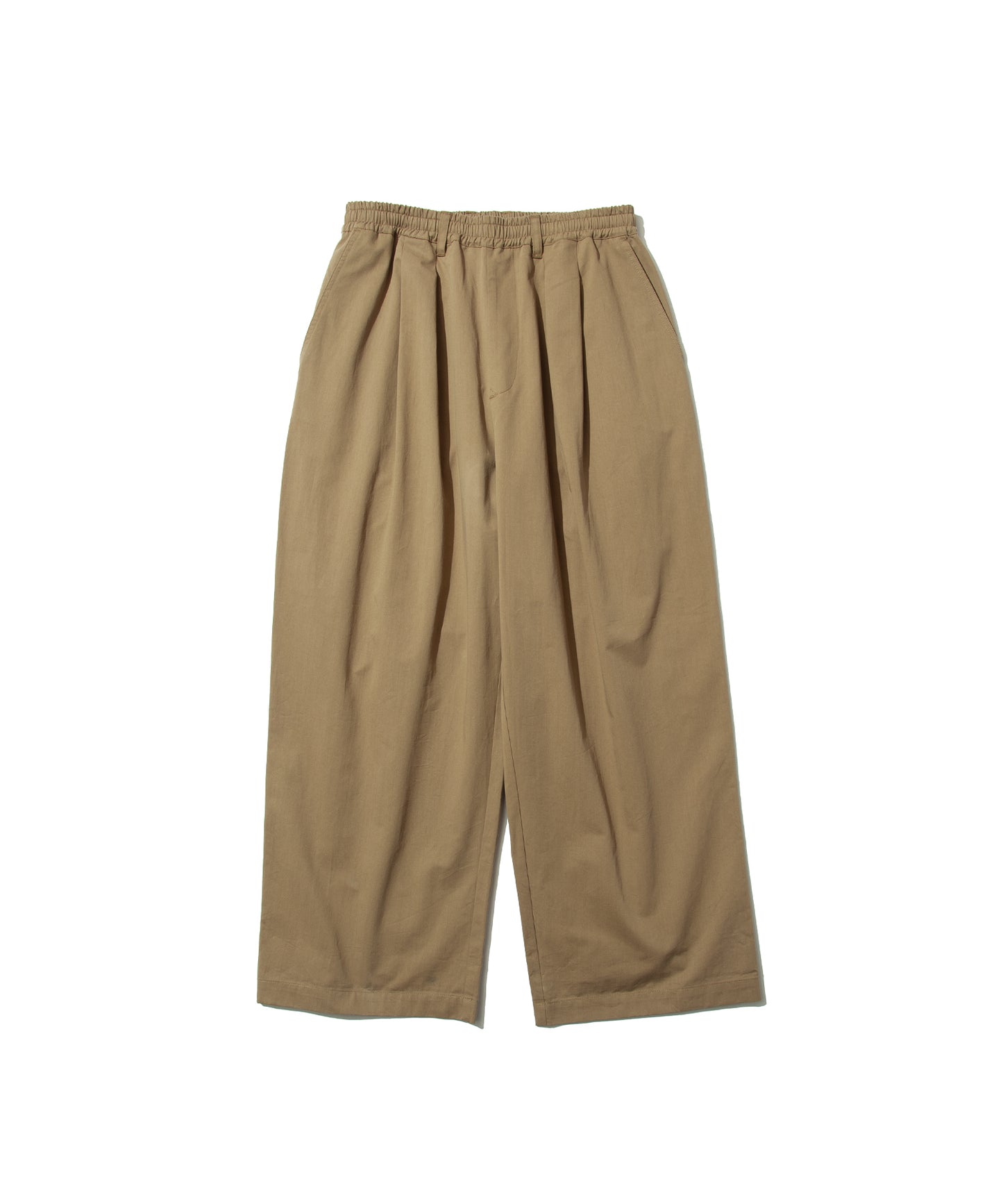 Cotton Easy-Fit Wide Pants