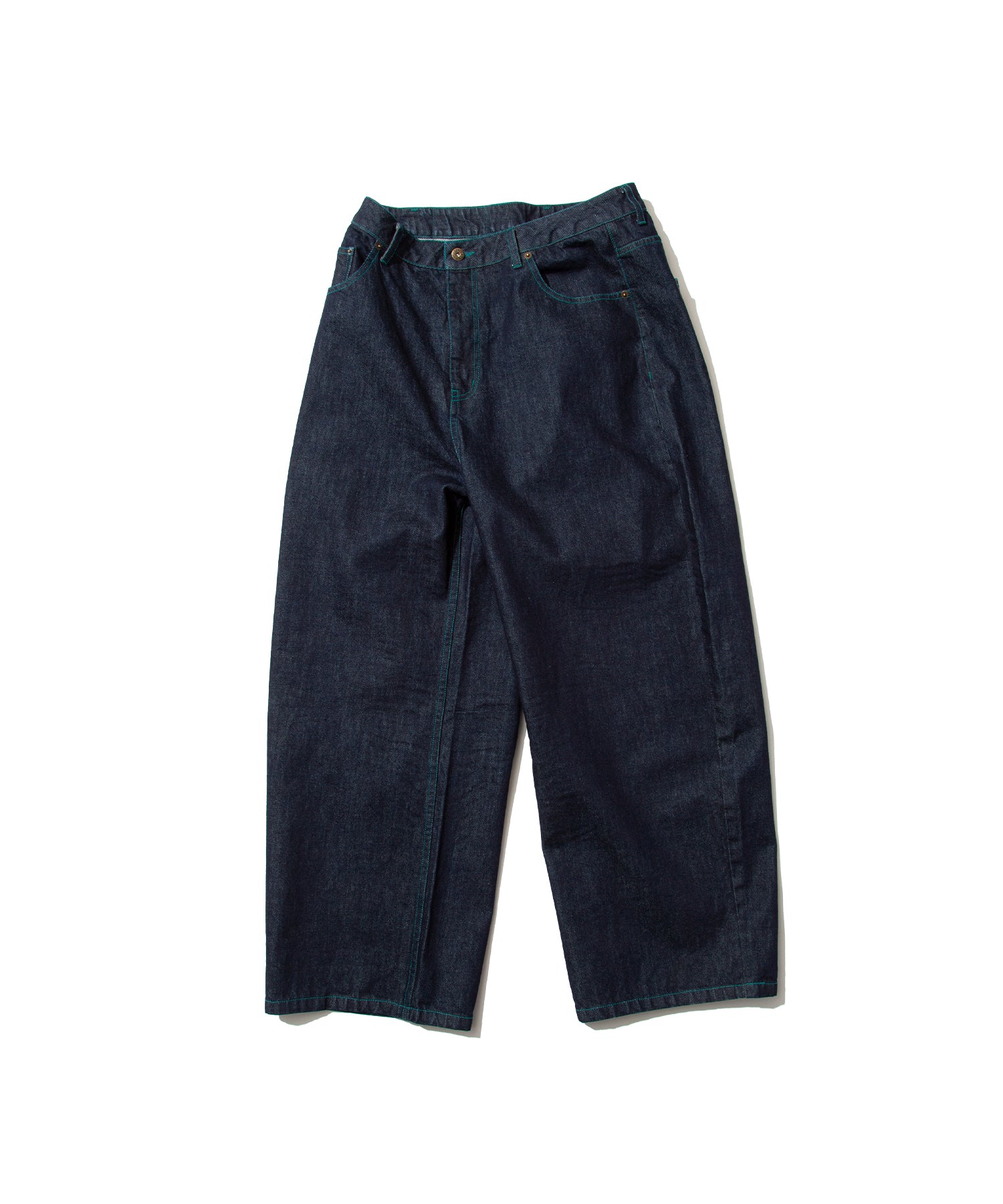 13oz Denim Curved Wide Pants (Japan Fabric) – L'eau bleue ONLINE STORE