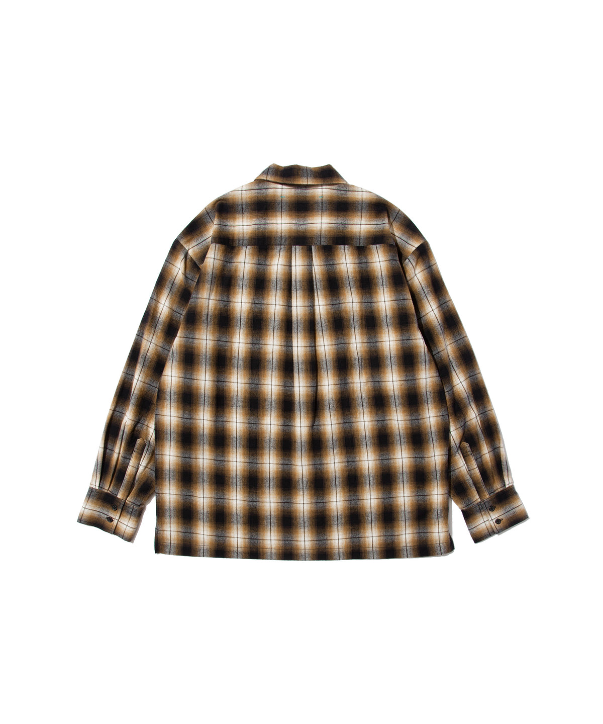 Ombre Check Open Collar L/S Shirt