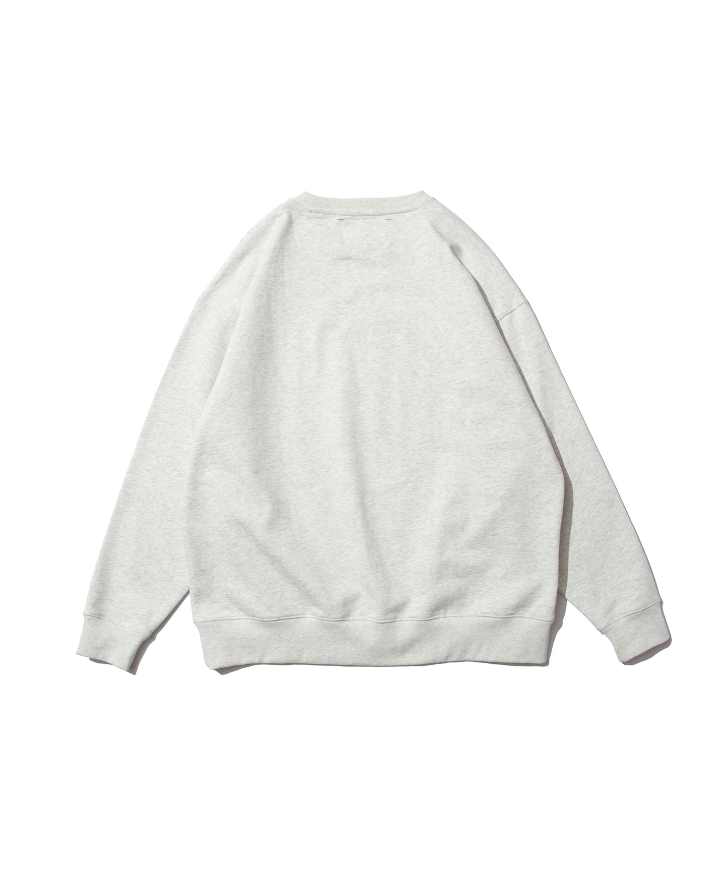 French Terry Logo Embroidered Crew Sweatshirt