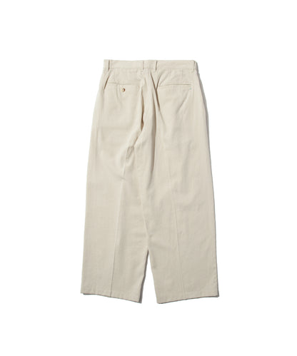 Linen-Blend Relaxed Trousers
